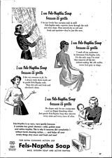 Fels-Naptha Soap Mild Gentle Golden Ladies Mother Baby Vintage Print Ad 1949 picture