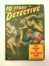 10-Story Detective Magazine Pulp Dec 1948 Vol. 16 #3 VG picture