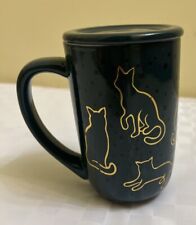 David's Davids Tea Nordic Green Cats Gold  Cat Lovers 16oz Cup picture