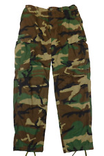 BDU Hot Weather Combat Pants Medium Reg Ripstop Woodland Camo US Army AF Uniform picture
