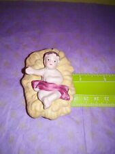 Baby Jesus In The Manger Porcelain scratches Chips see pics read descript picture