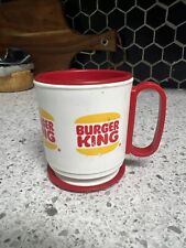 Vintage 1980's Burger King Best Food for Fast Times Promo Plastic Travel Mug BK picture
