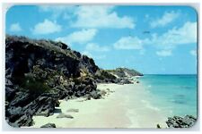 1957 Simmons Beach Situated on South Shore of Warwick Bermuda Postcard picture