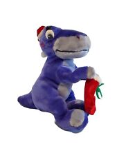 Vtg 1996 Chomper T Rex LAND BEFORE TIME Plush Stuffed Dinosaur Toy Network Xmas picture