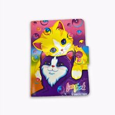 Vintage Lisa Frank Small Snap Notebook Playtime Kitten Bubbles Cat 4”x 3