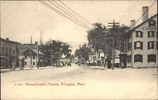 ARLINGTON MA Massachusetts Avenue ROTOGRAPH c1905 Postcard picture