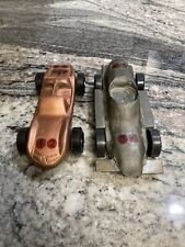 Vintage Lot of 2 Pinewood Derby Car Boy Scouts Cub Scouts Awana picture