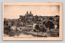 Vintage Postcard VERDUN VERIZON VIEW OF THE CATHEDRAL P C M FRANCE 1908-1918 picture