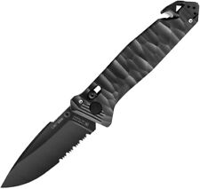 TB Outdoor C.A.C. S200 Axis Lock Black PA6 Folding Nitrox Pocket Knife 054 picture