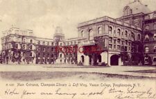 pre-1907 MAIN ENTRANCE, THOMPSON LIBRARY, VASSAR COLLEGE, POUGHKEEPSIE, N.Y 1905 picture