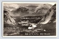 Postcard Alberta Bow Valley Canadian Pacific Railroad Hotel 1930s Unposted AZO picture
