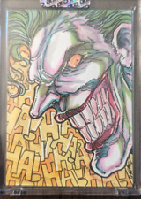 2023 Original Art Card - The Joker - By Elvin Hernandez 1/1 Insane Detail picture