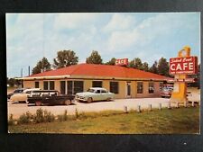 Postcard Greenup IL - c1950s Husmann's Salad Bowl Cafe picture