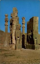 Takhte Jamshid ~ Achaemenid Empire ~ Persepolis Iran ~ 1950s-60s postcard picture