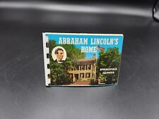 Vintage,  Abrahm Lincoln In Springfield Illinois,  little Souviner book picture