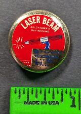 Vintage Laser Beam Goldfinger Movie Pinback Pin picture