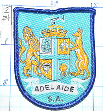 AUSTRALIA CITY OF ADELAIDE CAPITOL OF SOUTH AUSTRALIA WOVEN VINTAGE PATCH picture