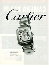 Montre Cartier Tank Francaise Watch Publicité 1997 D'Origine 1 Page picture