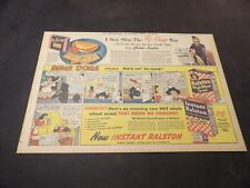 Ralston Cereal & Ry-Krisp ad - Nov 29, 1942 - 1 Half-Size Sunday - Carole Landis picture
