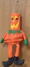 Vintage 90’s Halloween Wind Sock Jack O Lantern 24 Inches Tall picture