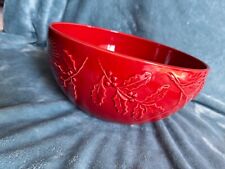 Lenox Rustic Berry Large serving bowl holiday Lenox has sticker  picture