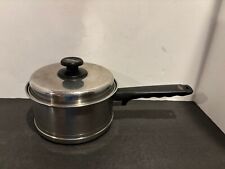 Vintage Lifetime Cookware Stainless Steel 18-8 Sauce Pan Pot With Lid  2 1/2 Qt picture