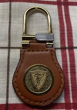 Vintage Firestone Tire Keychain Fob Gold/Red picture