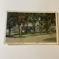 Atlantic Hospital Atlantic Iowa Postcard Posted 1915 picture