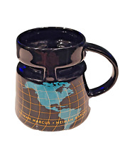 Neiman Marcus GOJO Travel Mug No Slip Bottom World Map Globe picture