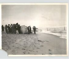 Lifeboat with Survivors of BURNING SHIP Morro Castle at Shore 1934 Press Photo picture