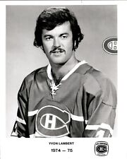 PF10 Original Photo YVON LAMBERT 1974-75 MONTREAL CANADIENS NHL HOCKEY LEFT WING picture