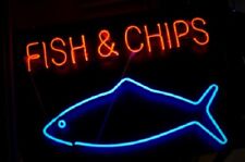 Fish Chips Seafood Neon Light Sign 20