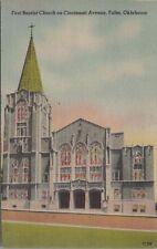 Postcard First Baptist Church Cincinnati Ave Tulsa OK  picture