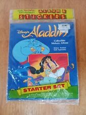 1993 Panini NEW SEALED Aladdin Sticker Starter Set Album Book 24 Stickers NOS picture
