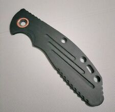 Hinderer XM-24 Custom Scale - Milled Grip Black Micarta w/ Copper Pivot Collar  picture