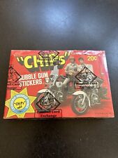 Vintage 1979  Chips TV Show  DONRUSS WAX BOX Authentic BBCE SEALED WRAPPED picture