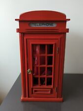 Vintage English Phone Booth Telephone UK TARDIS Phone Booth  picture