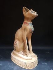RARE ANCIENT EGYPTIAN ANTIQUITIES EGYPTIAN Cat Goddess Of Bastet Figurine BC picture