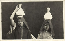 PC CPA EGYPT, LADIES WITH JARS, VINTAGE REAL PHOTO POSTCARD (b8715) picture