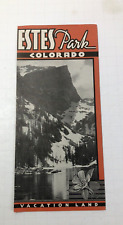 Estes Park, Colorado Travel Brochure c1950s- Photos, Map picture