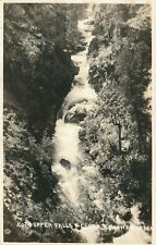 Upper Falls Wallowa Lake Oregon OR Real Photo RPPC Postcard picture