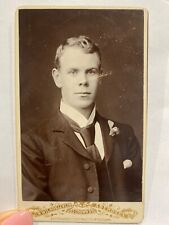 Victorian cdv photo very handsome young man by G. W Wilson Aberdeen picture
