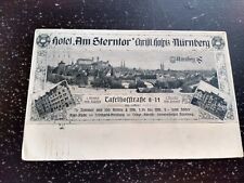 Am Sterntor Nurnberg Advertising Postcard picture