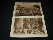 1915 JUNE 20 NEW YORK TIMES PICTURE SECTION - WEST POINT - WILSON - NP 5480 picture