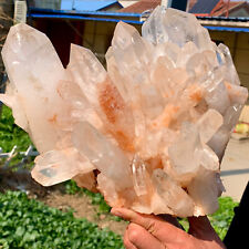 20.9LB A+++Large Natural white Crystal Himalayan quartz cluster /mineralsls picture