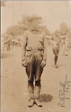 RPPC Soldier Reginald G Ralli at Camp Jackson Taylor KY Postcard Y9 picture