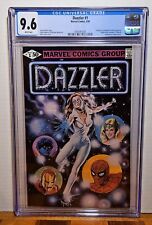 Dazzler #1 CGC 9.6 White Pages Marvel Comics 1981 1st Solo Series John Romita Jr picture