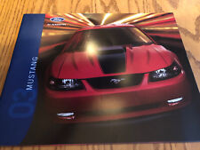 2003 Ford Mustang Sales Brochure Original Sales Ad B16 picture