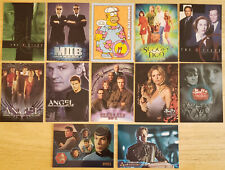 (12) Collector Promo Cards Buffy Star Trek Scooby Doo Simpsons X Files MIB Plus picture