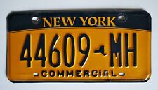 New York NY Commercial License Plate Tag  